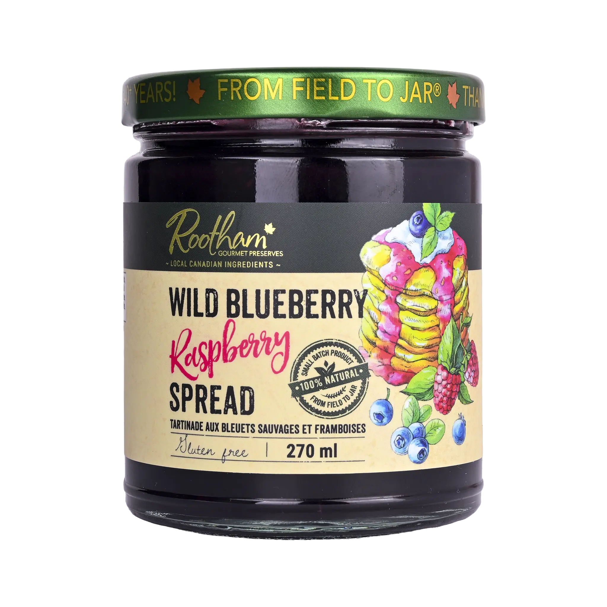 Wild Blueberry Raspberry Spread