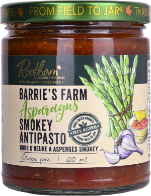 Barrie’s Farm Asparagus Smokey Antipasto