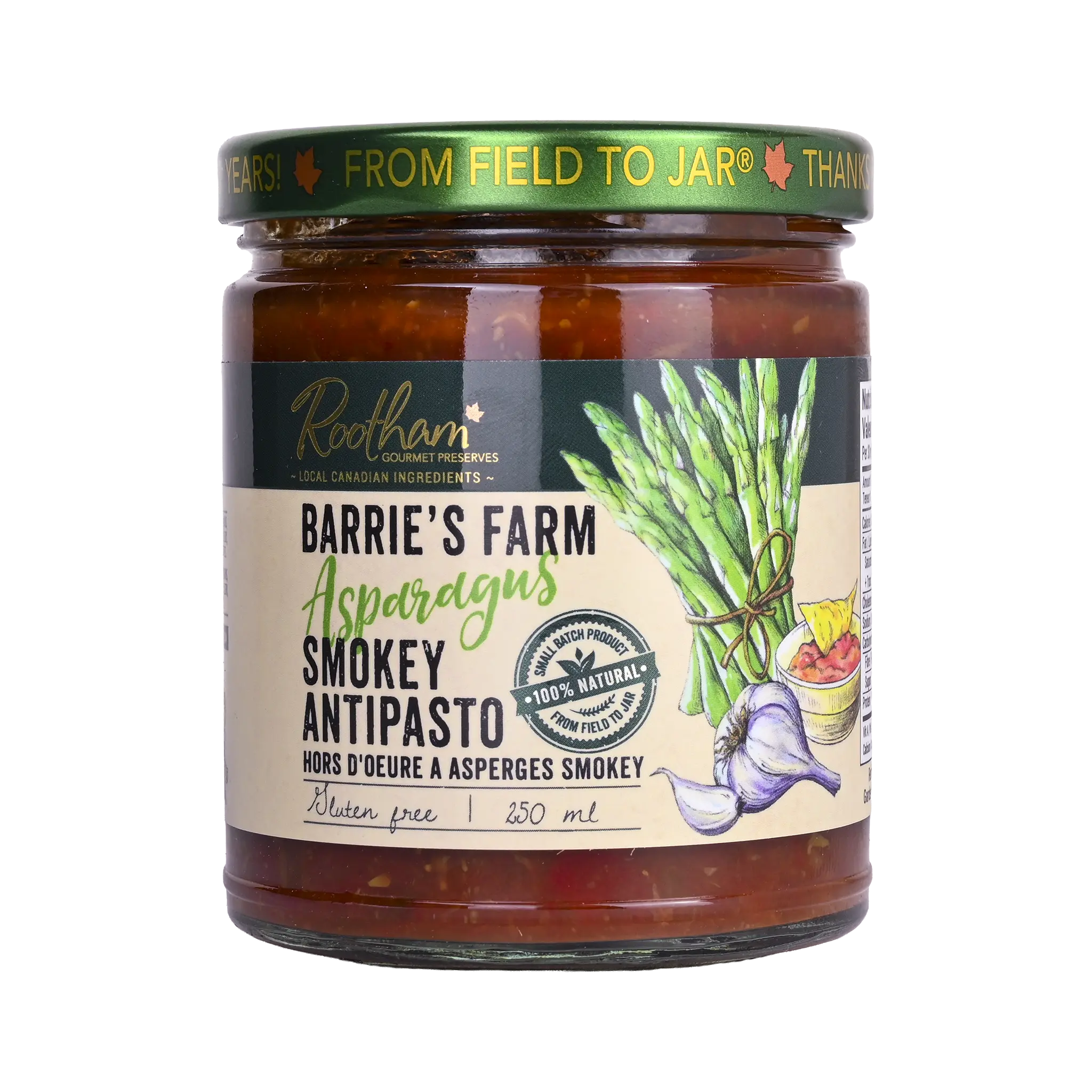 Barrie’s Farm Asparagus Smokey Antipasto