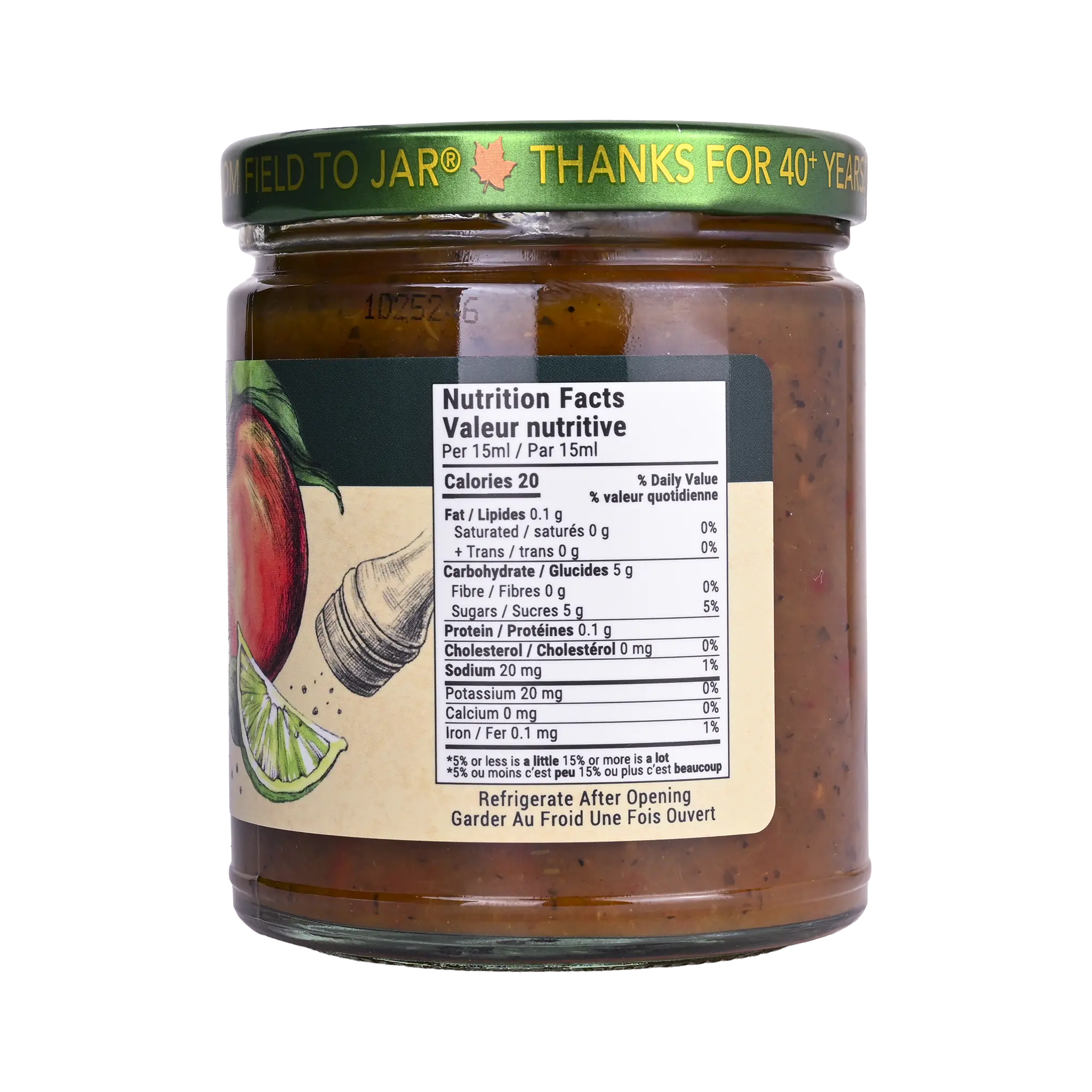 Cracked Pepper Lime Peach Chutney