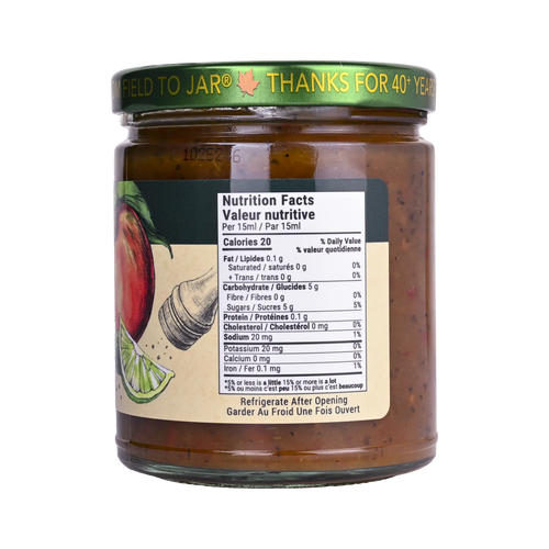 Cracked Pepper Lime Peach Chutney