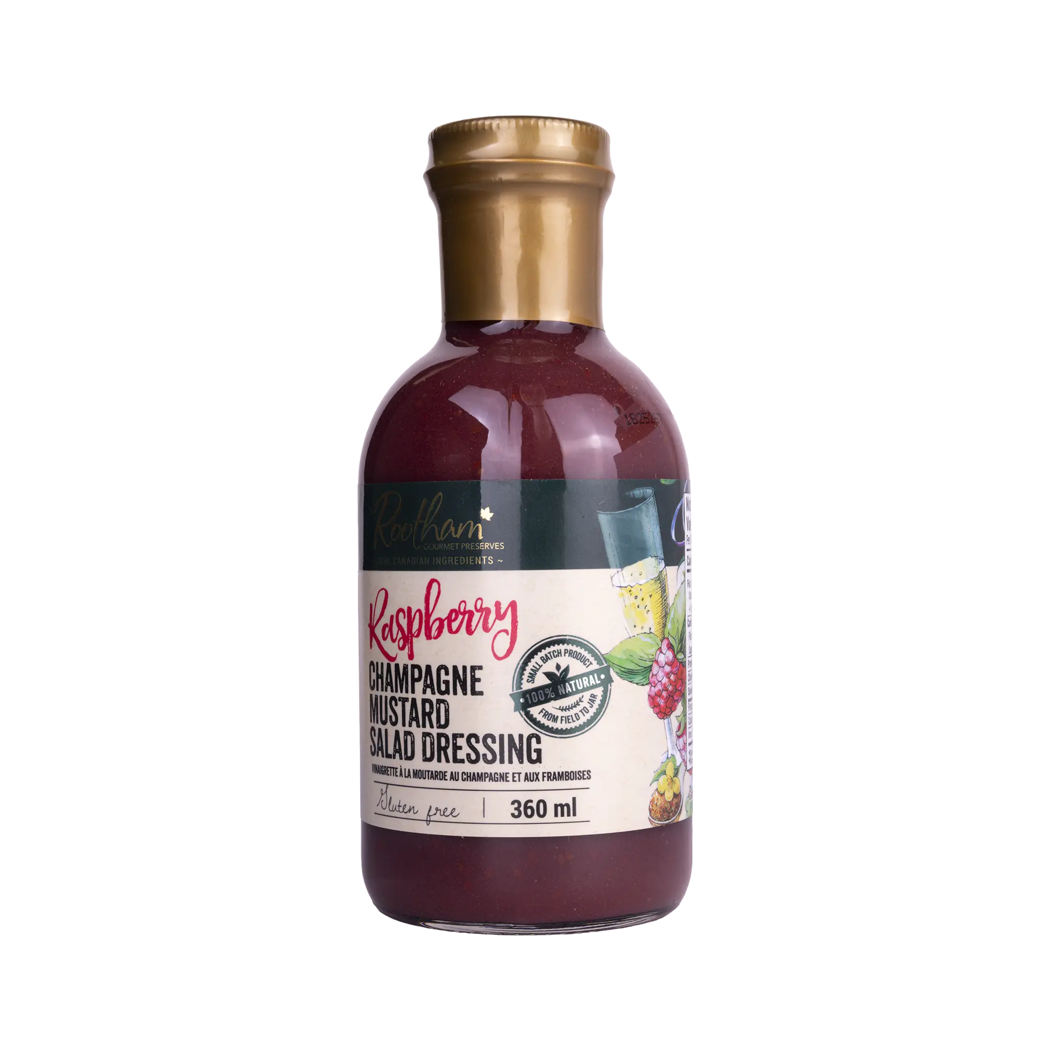 Raspberry Champagne Mustard Salad Dressing