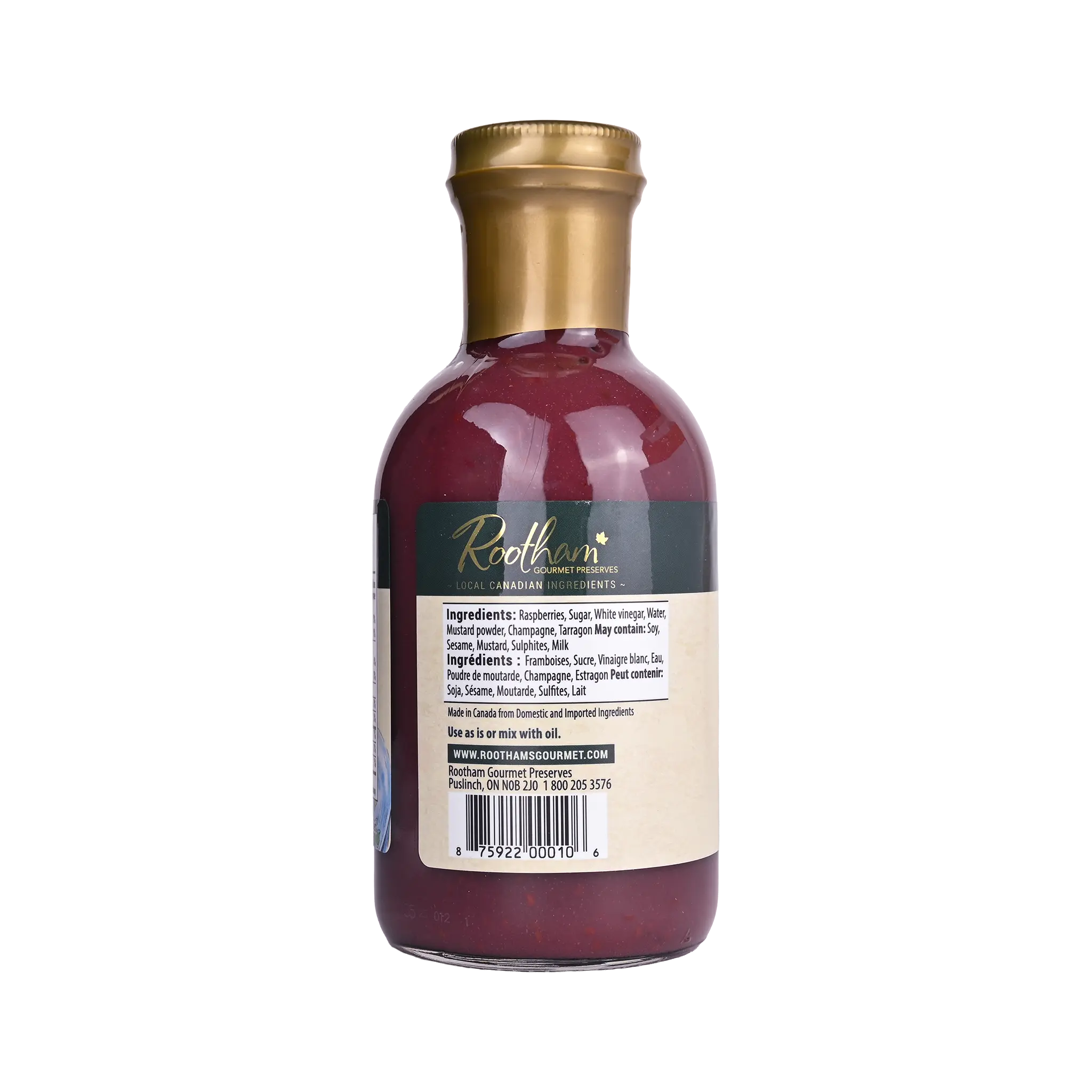 Raspberry Champagne Mustard Salad Dressing