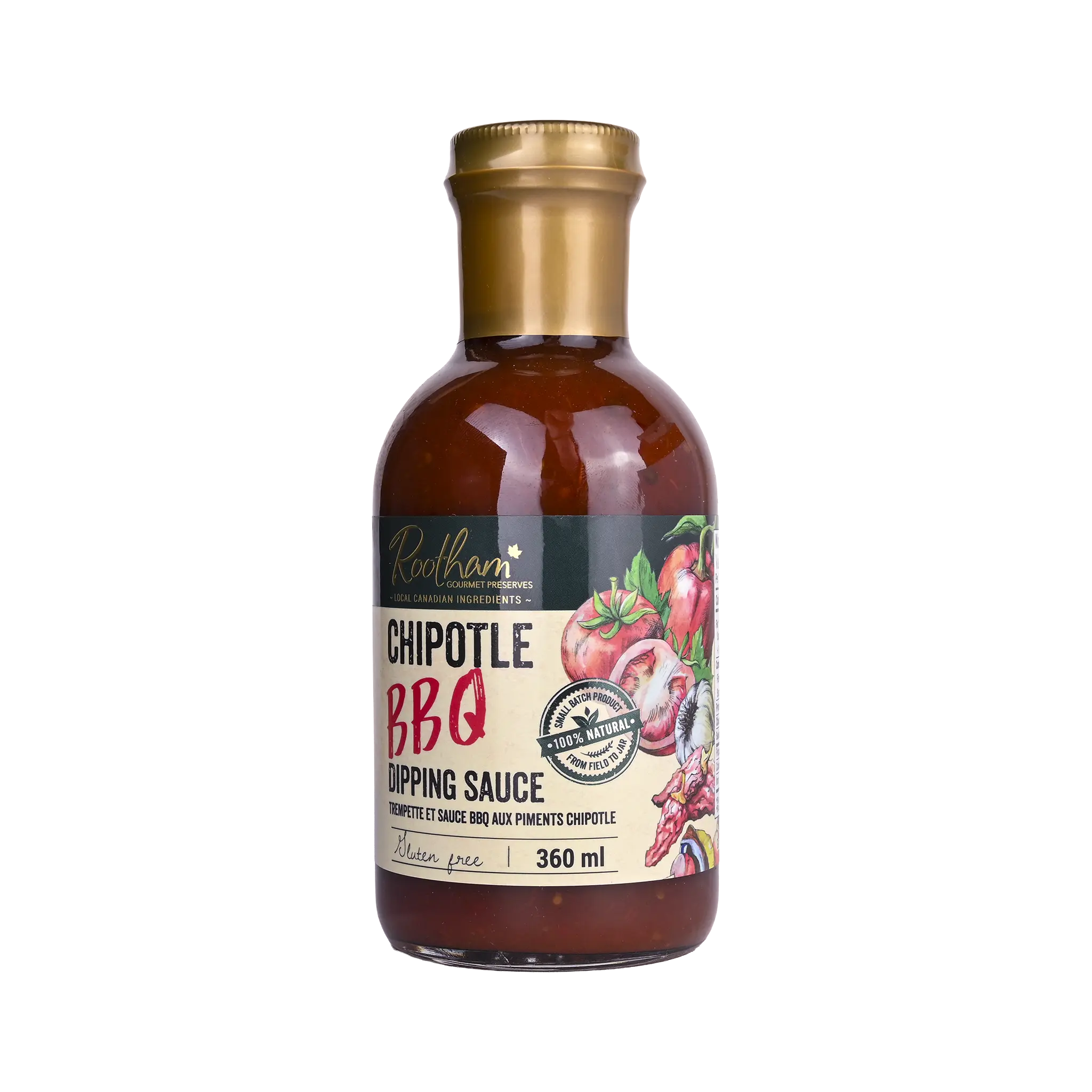 Rootham Chipotle BBQ Dipping Sauce 360 ml bottle