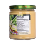 Nutrition facts label for Rootham Horseradish Mustard 250 ml