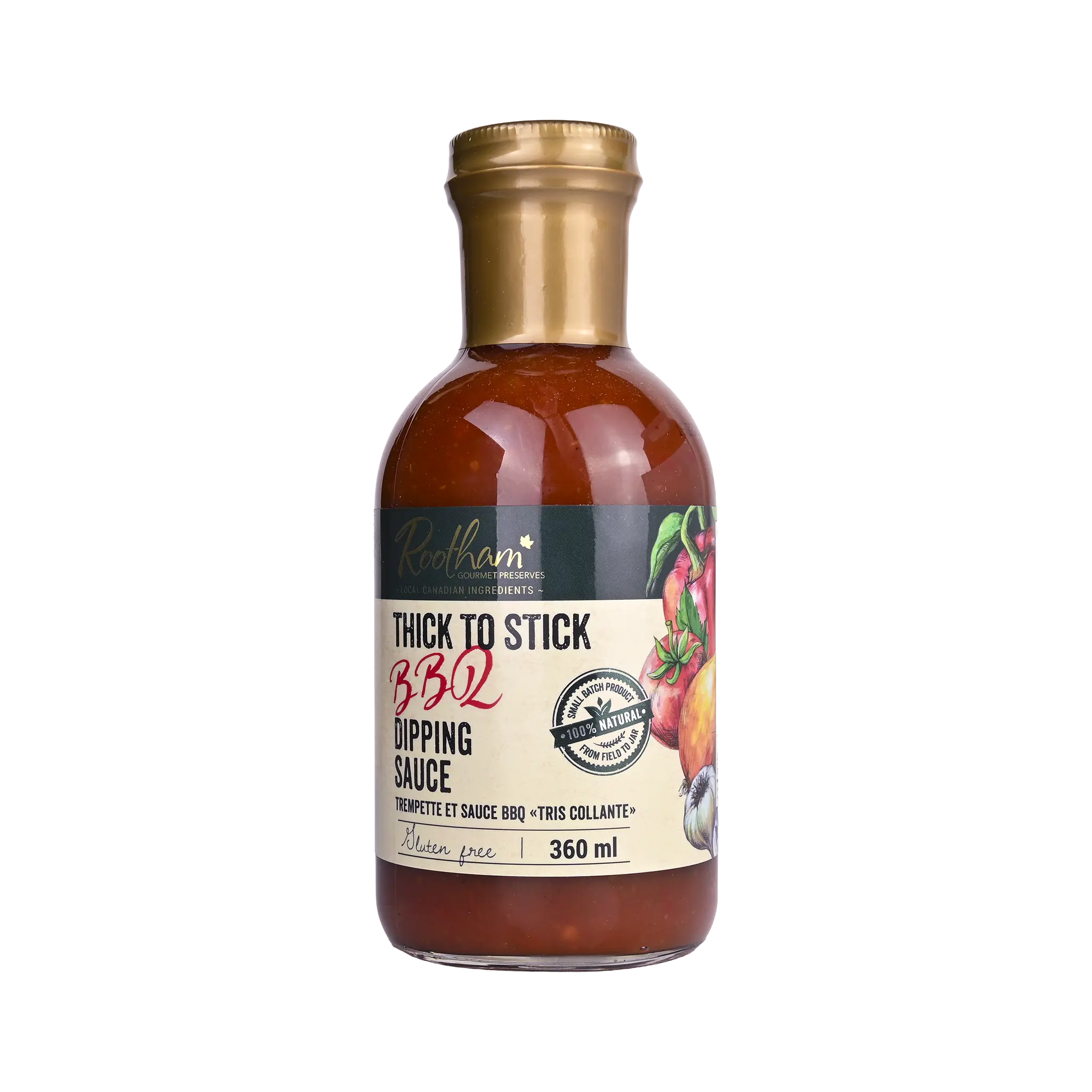 Rootham Thick to Stick BBQ Dipping Sauce 360 ml bottle