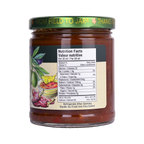 Nutrition facts label for Rootham Zesty 4 Pepper Olive Antipasto 250 ml