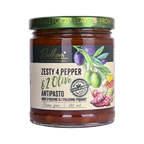 Rootham Zesty 4 Pepper & Olive Antipasto 250 ml jar