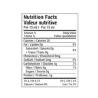 Rootham Cracked Pepper Lime Peach Chutney Nutritional Info