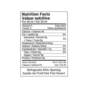 Rootham Fire-Roasted Red Pepper Ketchup Nutritional Info