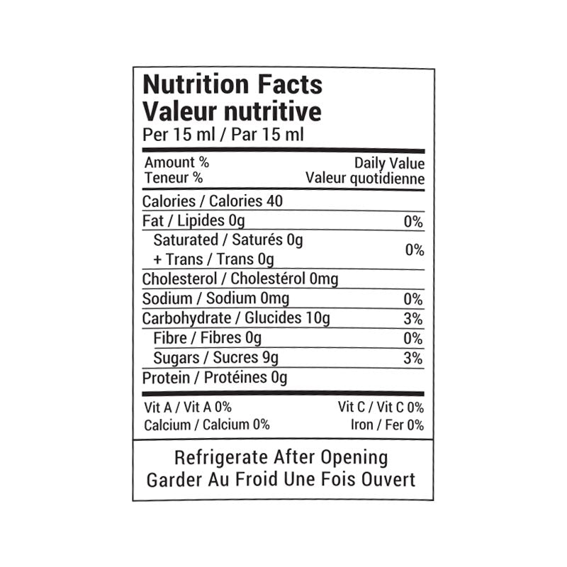 Rootham Niagara Peach Ghost Pepper Sauce Nutritional Info